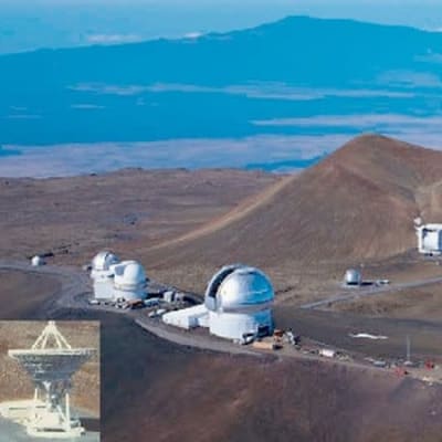 Teleskop på vulkanen Mauna Kea