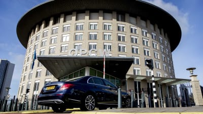 OPCW:s högkvarter i Haag, Nederländerna.