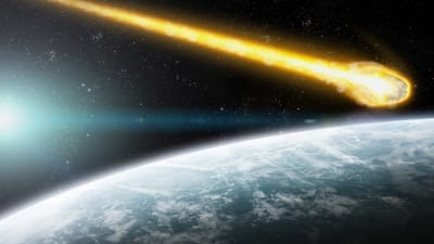 Asteroid påväg mot jorden