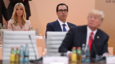 Ivanka Trump satt med under G20-förhandlingarna.