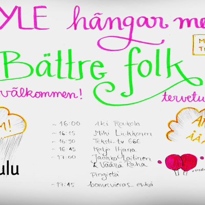 Ylen tekemä puffikuva Bättre Folk -festivaalista