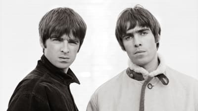 Noel och Liam Gallagher från bandet Oasis