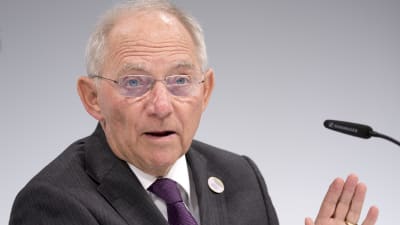 Tysklands finansminister Wolfgang Schäuble