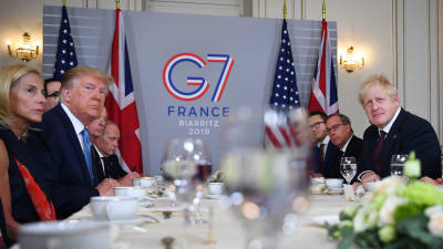 G7 möte i Biarritz. 