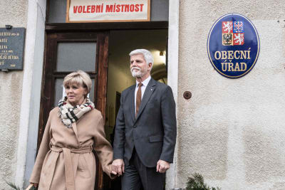 Petr Pavel och hans fru Eva Pavlova