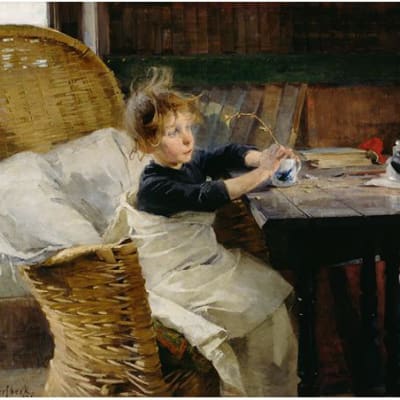 Helene Schjerfbeck: Toipilas (1888).