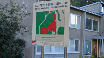Kottby lågstadieskola hör till Helsingforsskolorna med den farligaste trafiken.