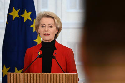 Ursula von der Leyen i Tallin 24e februari