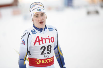 Ebba Andersson pustar.
