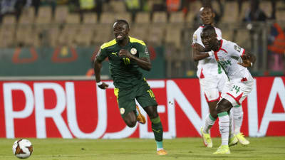 Sadio Mané i en landskamp för Senegal.