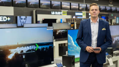 Sami Särkelä, marknadsföringschef på Gigantti.
