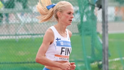 Karin Storbacka i lag-EM i Vasa 2017.