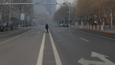 Tomma gator i Peking 27.1.2020