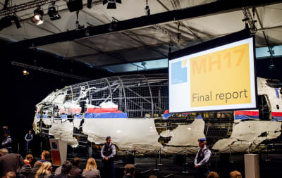 Rekonstruktion av det plan som sköts ner i ukrainskt luftrum