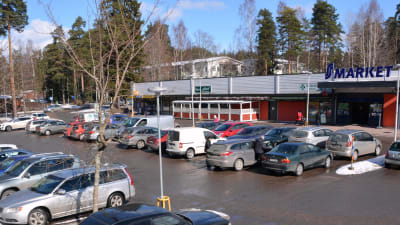 Vårberga centrum i Borgå