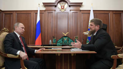 Vladimir Putin och Ramzan Kadyrov