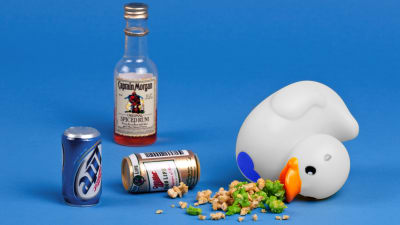 Badanka med alkoholförgiftning