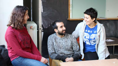 Hanan Snih, Wisam Abud och Yasmin Abud ska öppna pop up cafe