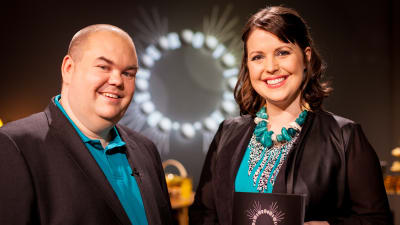 Johan Lindroos och Eva Frantz.