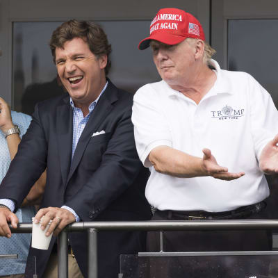 Marjorie Taylor-Greene, Tucker Carlson ja Donald Trump