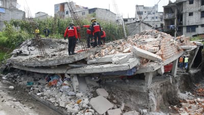 Jordbävning i Ecuador 17.4.2016.