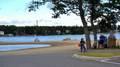 Sandö simstrand i Vasa.