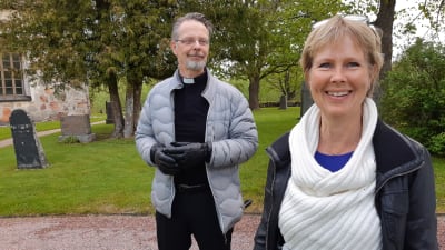 Pentti Raunio och Birgitta Udd.