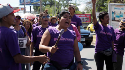 I Nicaragua har abort varit förbjudet sedan 2006. Aktivister vill se förbudet hävas.