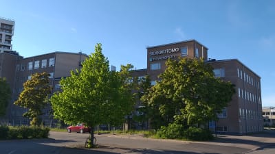 SSK, Finska Sidenväveriet, den nedlagda fabriken i Hertonäs.
