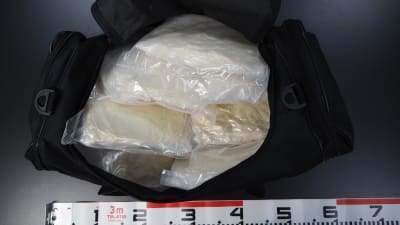En väska full av metamfetamin