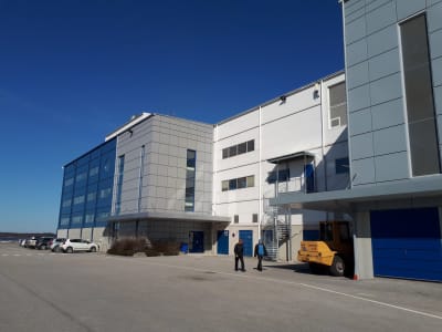 Kontorsdelen vid Nautor i Jakobstad