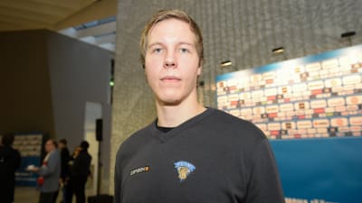 Ari Gröndahl under lejonens mediaträff, hösten 2016.