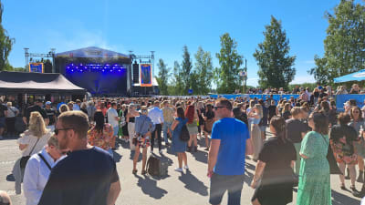 Lördagen på Vaasa festival i Inre hamnen 2023.
