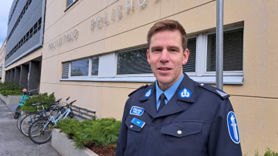 Mikael Appel, kommunikationschef på Polisinrättningen i Österbotten.