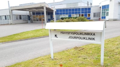 Jourpolikliniken vid Borgå sjukhus.