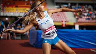Elina Kinnunen kastar spjut