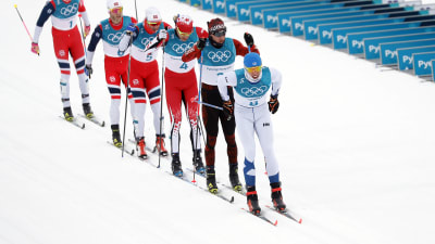 Iivo Niskanen vid vinter-OS i Pyeongchang.