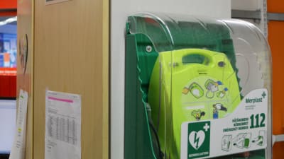Defibrillator i K-citymarket