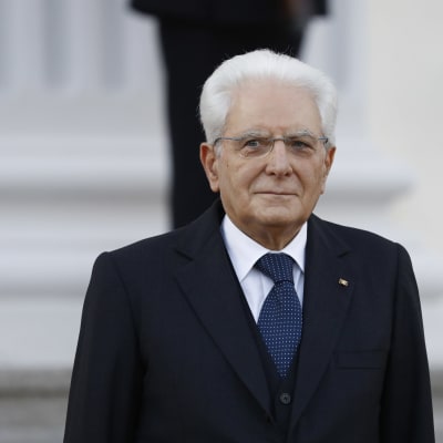Italian presidentti Sergio Mattarella.