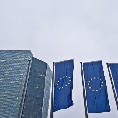 Europeiska centralbankens huvudkontor i Frankfurt.