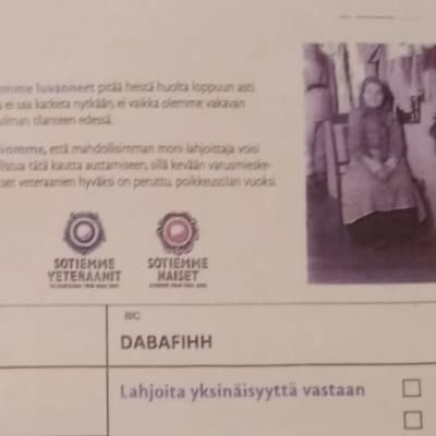 ote huijauskirjeestä 
