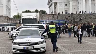 Senatstorget i Helsingfors. 
