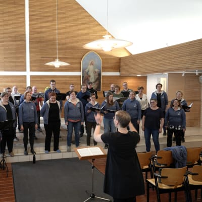Gaudete kuoro.
