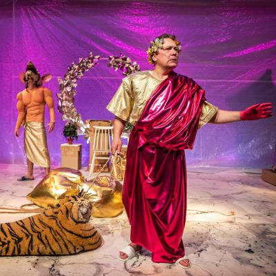 Julius Caesar på scenen. 