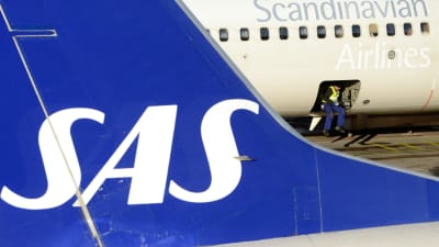 SAS-plan på Arlanda i november 2012.
