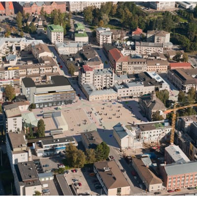 Såhär ska torget i Jakobstad se ut.