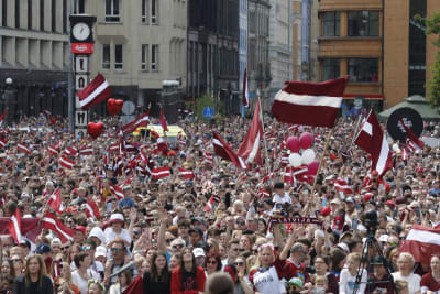folkfest i Riga