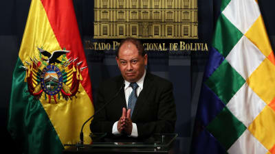 Bolivias inrikesminister Carlos Romero.