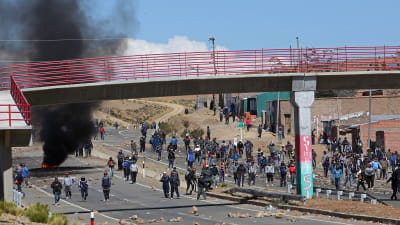 Sammandrabbningar under strejk i Panduro.