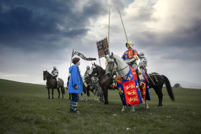 Scen ur filmen the lost king